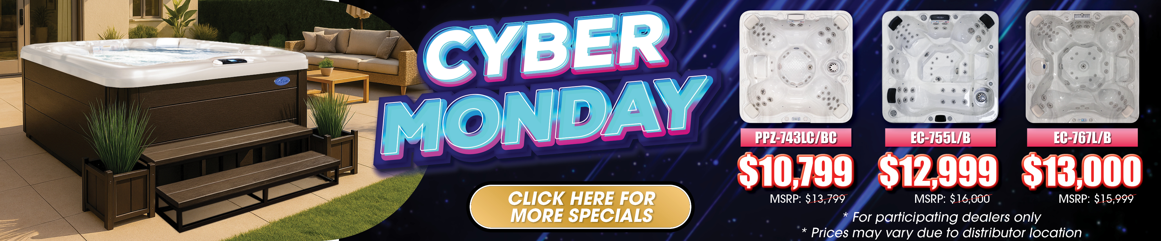 Calspas hot tub being used in a family setting - Mission Viejo